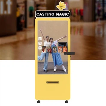 Quiosque de fotografia de IA